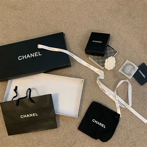 chanel empty containers|chanel gift wrap set.